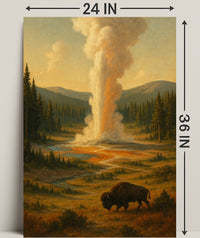 Yellowstone Majesty Poster PosterGoat