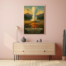 Yellowstone National Park A Natural Wonder Poster PosterGoat