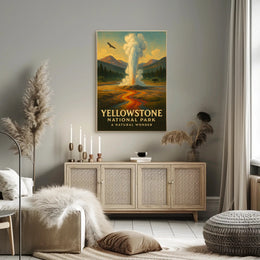 Yellowstone National Park A Natural Wonder Poster PosterGoat