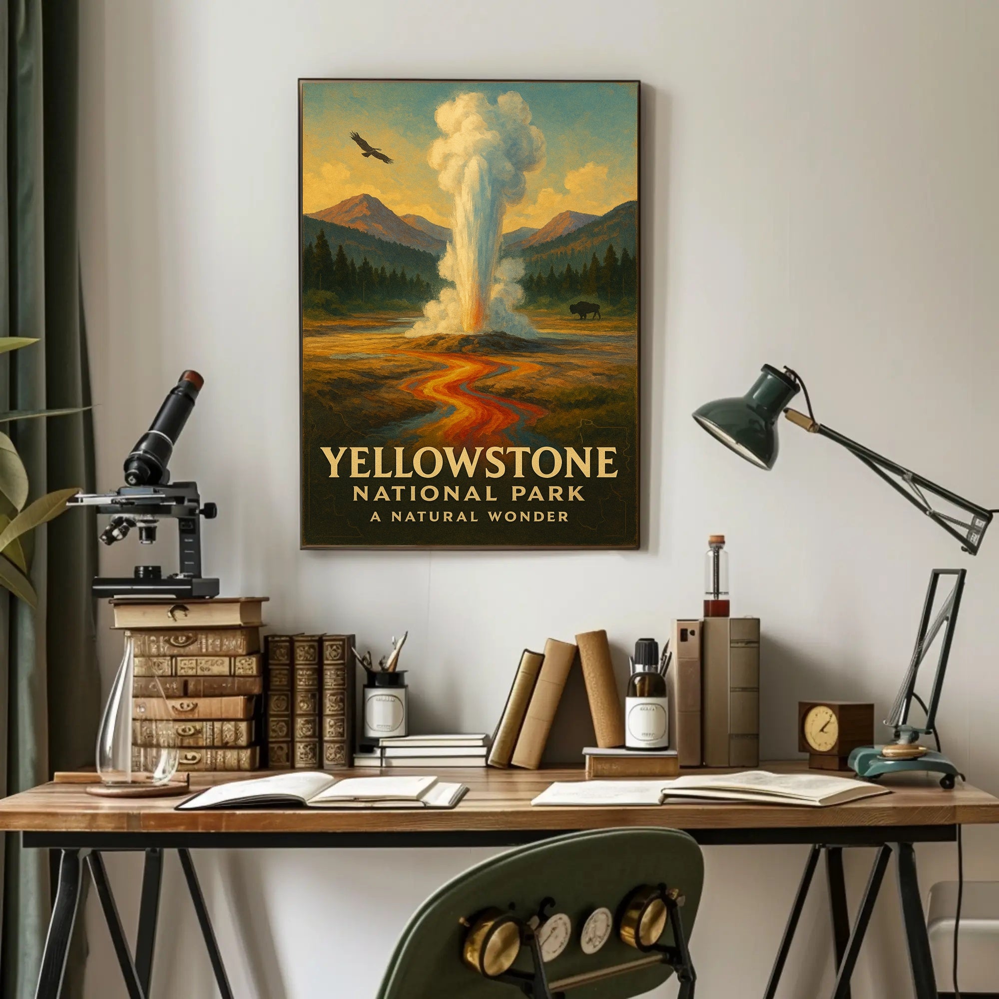 Yellowstone National Park A Natural Wonder Poster PosterGoat