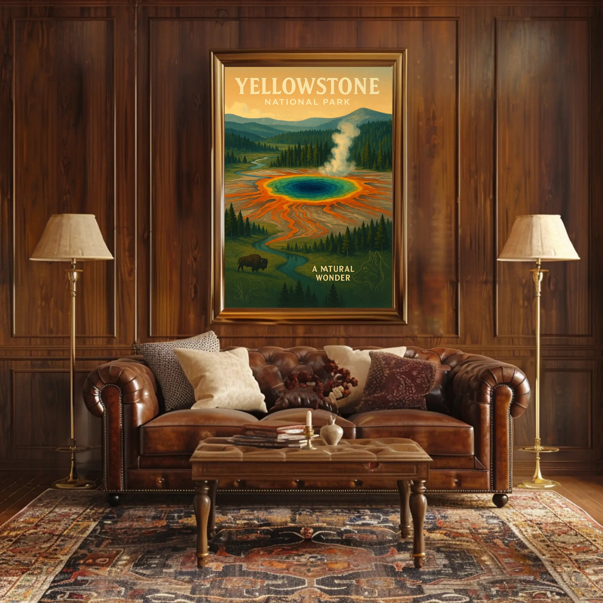 Yellowstone National Park A Natural Wonder Poster PosterGoat