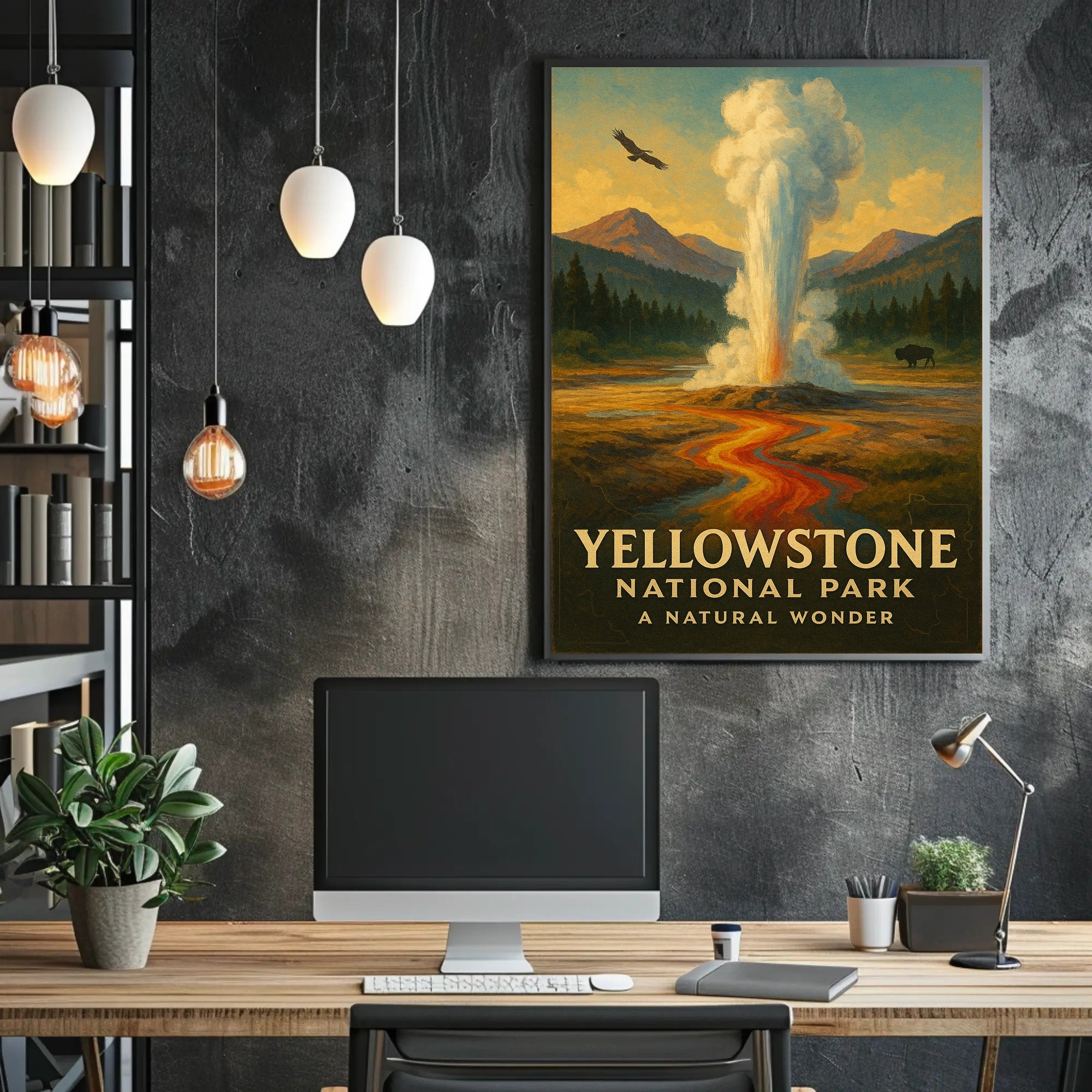 Yellowstone National Park A Natural Wonder Poster PosterGoat