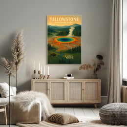 Yellowstone National Park A Natural Wonder Poster PosterGoat
