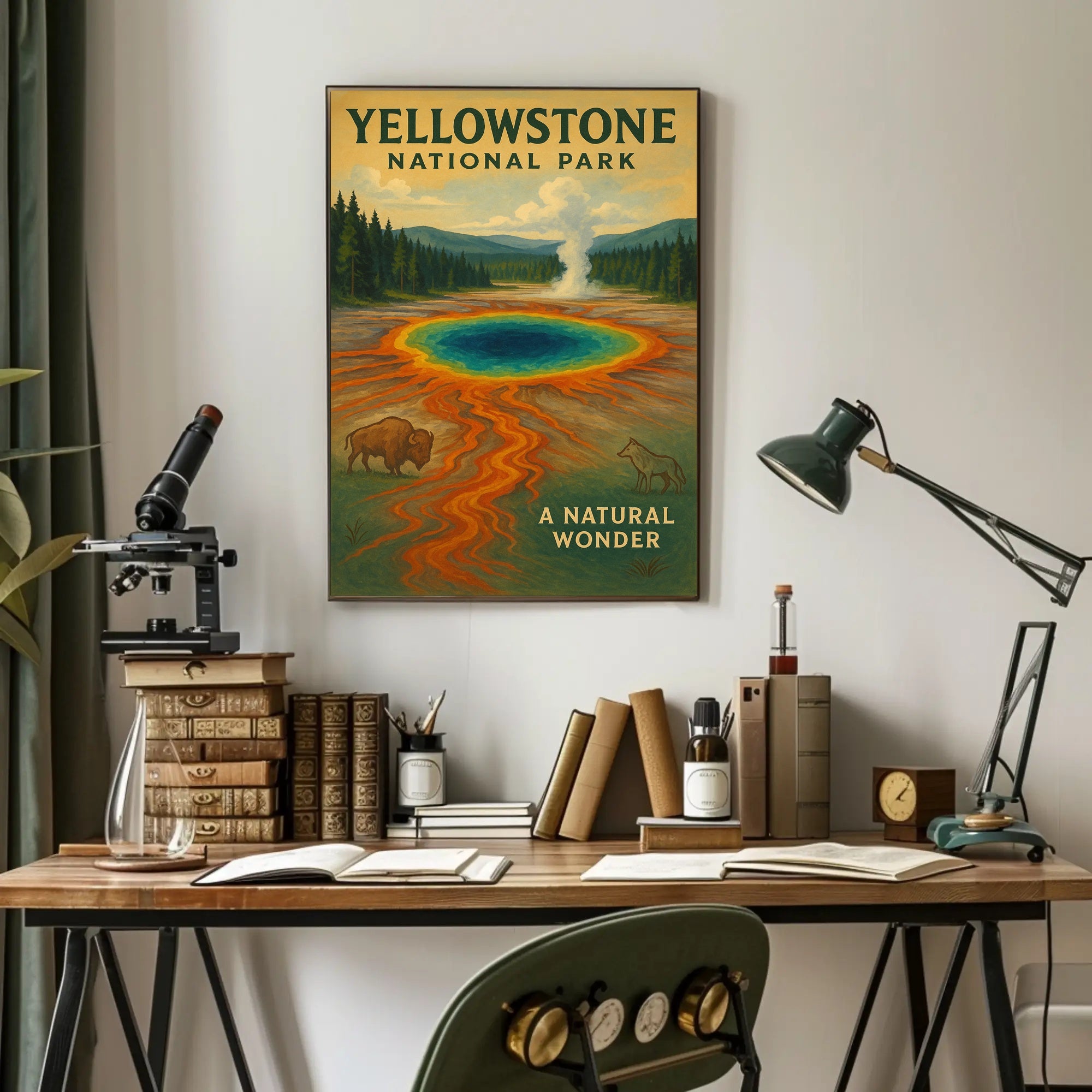 Yellowstone National Park A Natural Wonder Poster PosterGoat