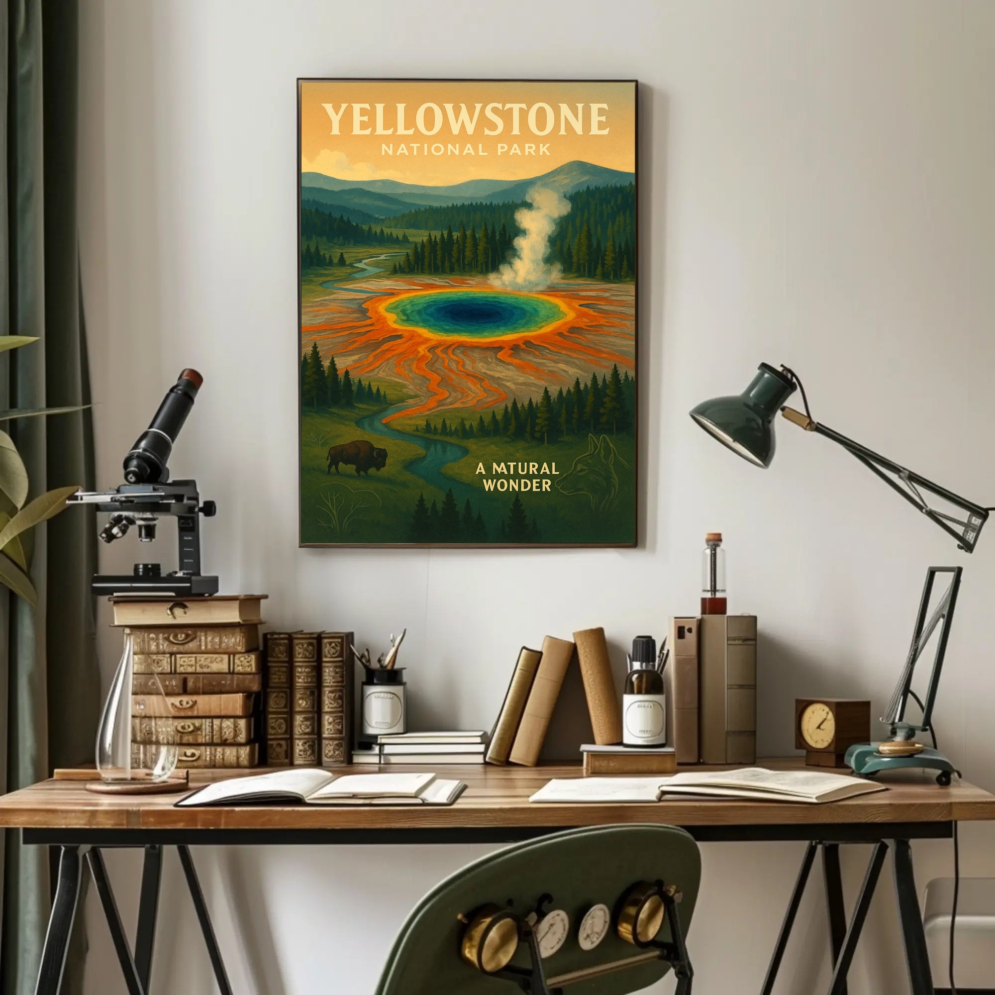 Yellowstone National Park A Natural Wonder Poster PosterGoat