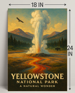 Yellowstone National Park A Natural Wonder Poster PosterGoat