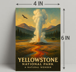 Yellowstone National Park A Natural Wonder Poster PosterGoat