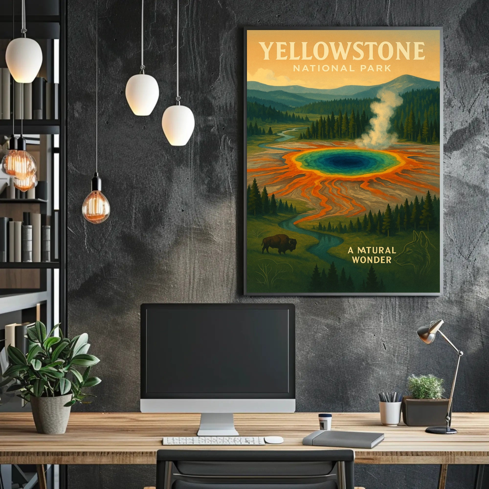 Yellowstone National Park A Natural Wonder Poster PosterGoat