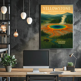 Yellowstone National Park A Natural Wonder Poster PosterGoat