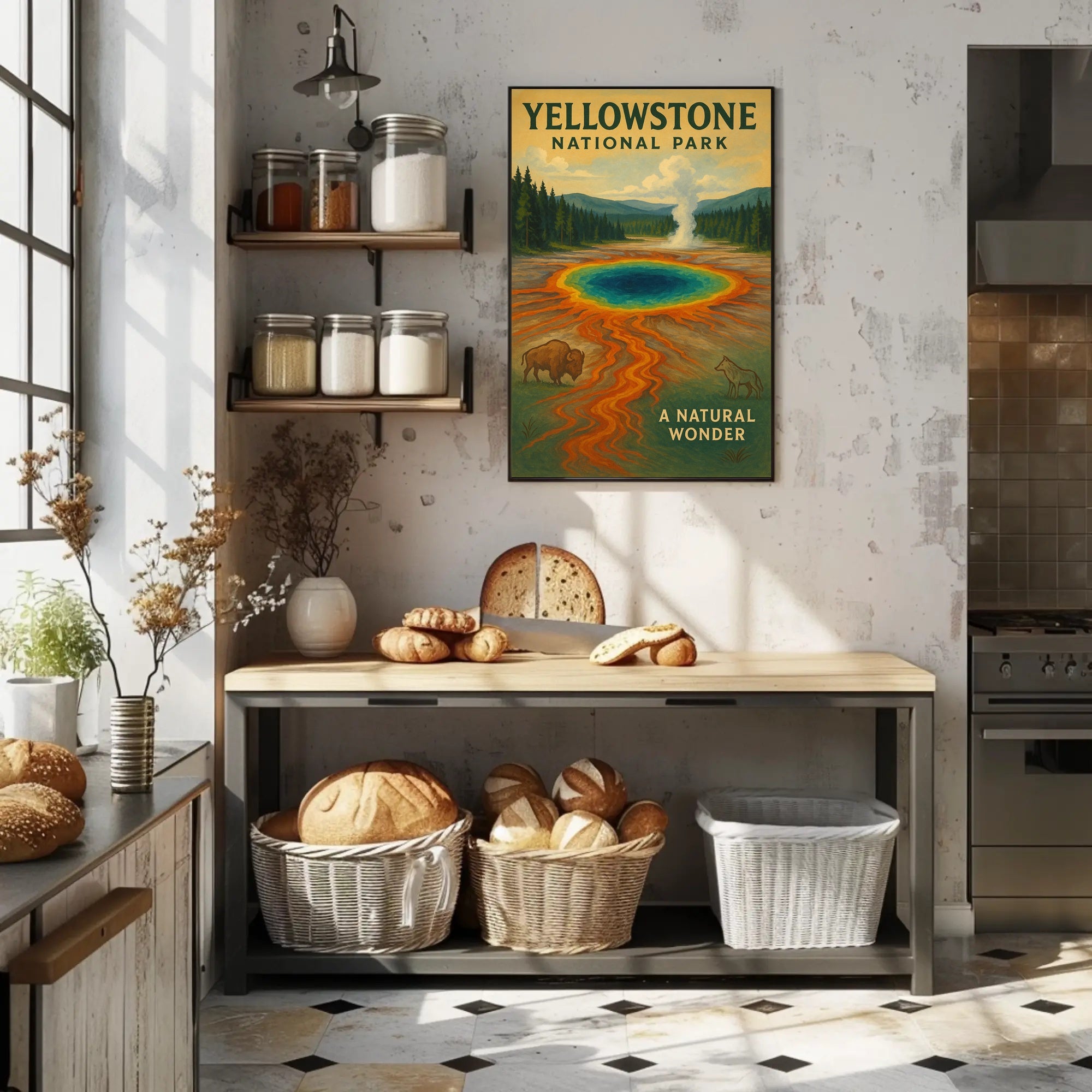 Yellowstone National Park A Natural Wonder Poster PosterGoat