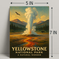 Yellowstone National Park A Natural Wonder Poster PosterGoat