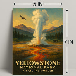 Yellowstone National Park A Natural Wonder Poster PosterGoat