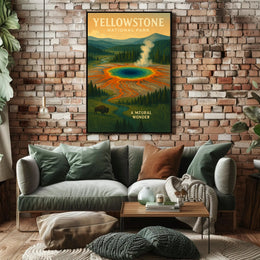 Yellowstone National Park A Natural Wonder Poster PosterGoat