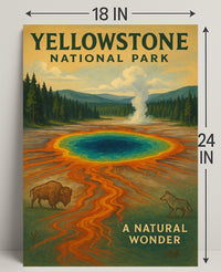 Yellowstone National Park A Natural Wonder Poster PosterGoat