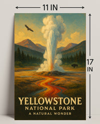 Yellowstone National Park A Natural Wonder Poster PosterGoat