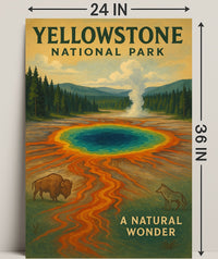 Yellowstone National Park A Natural Wonder Poster PosterGoat
