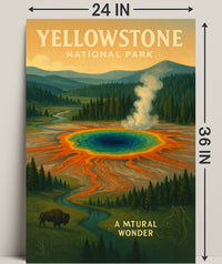 Yellowstone National Park A Natural Wonder Poster PosterGoat