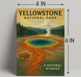Yellowstone National Park A Natural Wonder Poster PosterGoat