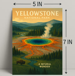 Yellowstone National Park A Natural Wonder Poster PosterGoat