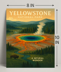 Yellowstone National Park A Natural Wonder Poster PosterGoat
