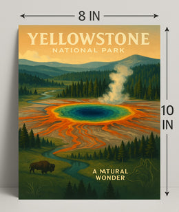 Yellowstone National Park A Natural Wonder Poster PosterGoat