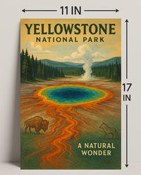 Yellowstone National Park A Natural Wonder Poster PosterGoat