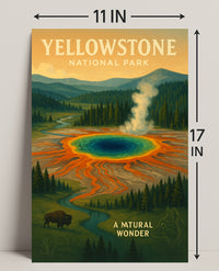 Yellowstone National Park A Natural Wonder Poster PosterGoat
