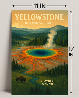 Yellowstone National Park A Natural Wonder Poster PosterGoat
