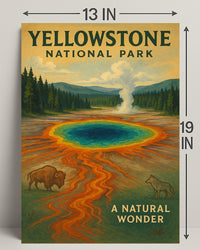 Yellowstone National Park A Natural Wonder Poster PosterGoat