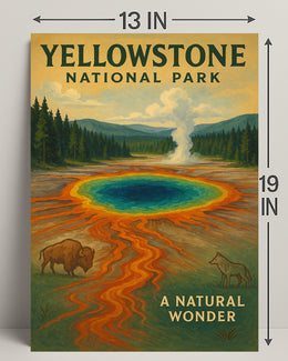 Yellowstone National Park A Natural Wonder Poster PosterGoat