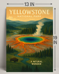 Yellowstone National Park A Natural Wonder Poster PosterGoat
