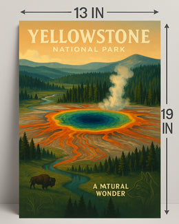 Yellowstone National Park A Natural Wonder Poster PosterGoat