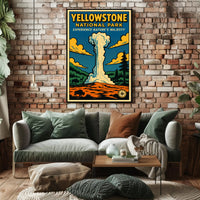 Yellowstone National Park Experience Natures Majesty Poster PosterGoat