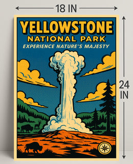 Yellowstone National Park Experience Natures Majesty Poster PosterGoat