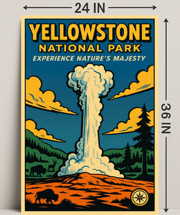 Yellowstone National Park Experience Natures Majesty Poster PosterGoat
