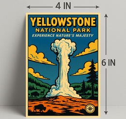 Yellowstone National Park Experience Natures Majesty Poster PosterGoat