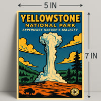 Yellowstone National Park Experience Natures Majesty Poster PosterGoat