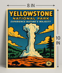 Yellowstone National Park Experience Natures Majesty Poster PosterGoat
