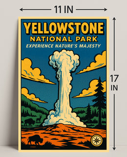 Yellowstone National Park Experience Natures Majesty Poster PosterGoat
