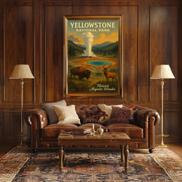 Yellowstone National Park Natures Majestic Wonder Poster PosterGoat