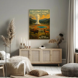 Yellowstone National Park Natures Majestic Wonder Poster PosterGoat