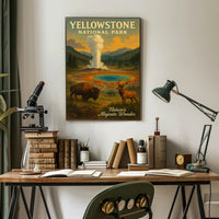 Yellowstone National Park Natures Majestic Wonder Poster PosterGoat