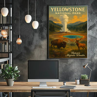 Yellowstone National Park Natures Majestic Wonder Poster PosterGoat