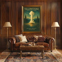 Yellowstone National Park Natures Majesty Unveiled Poster PosterGoat