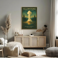 Yellowstone National Park Natures Majesty Unveiled Poster PosterGoat
