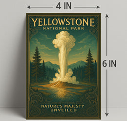 Yellowstone National Park Natures Majesty Unveiled Poster PosterGoat