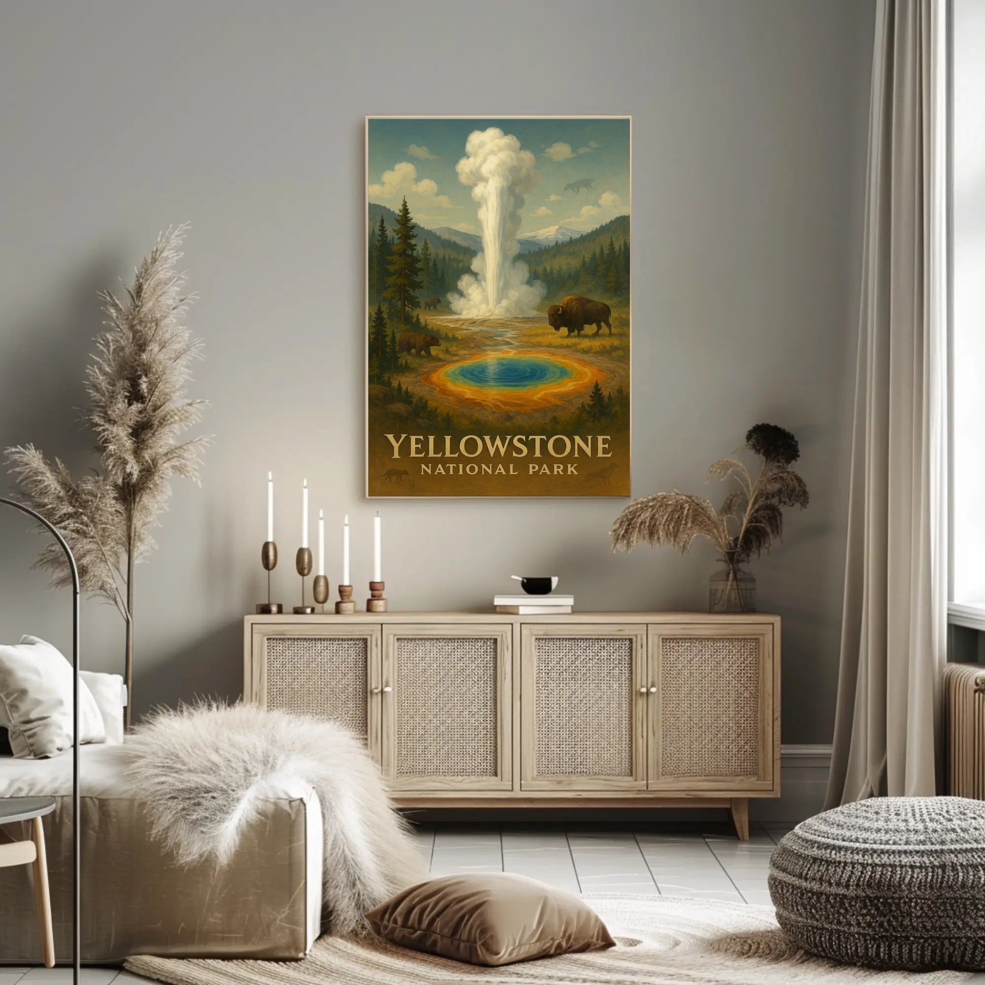Yellowstone National Park Poster PosterGoat