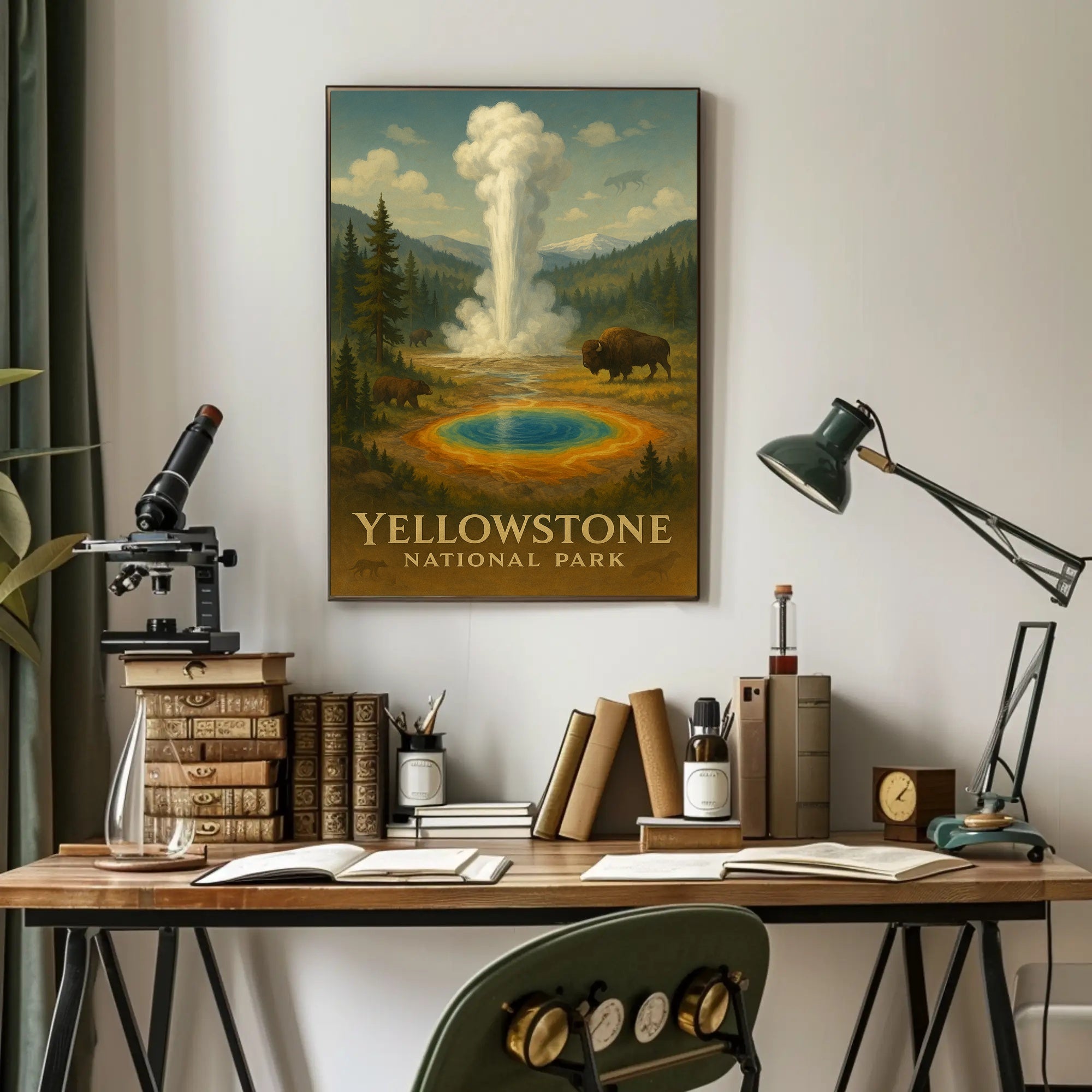 Yellowstone National Park Poster PosterGoat