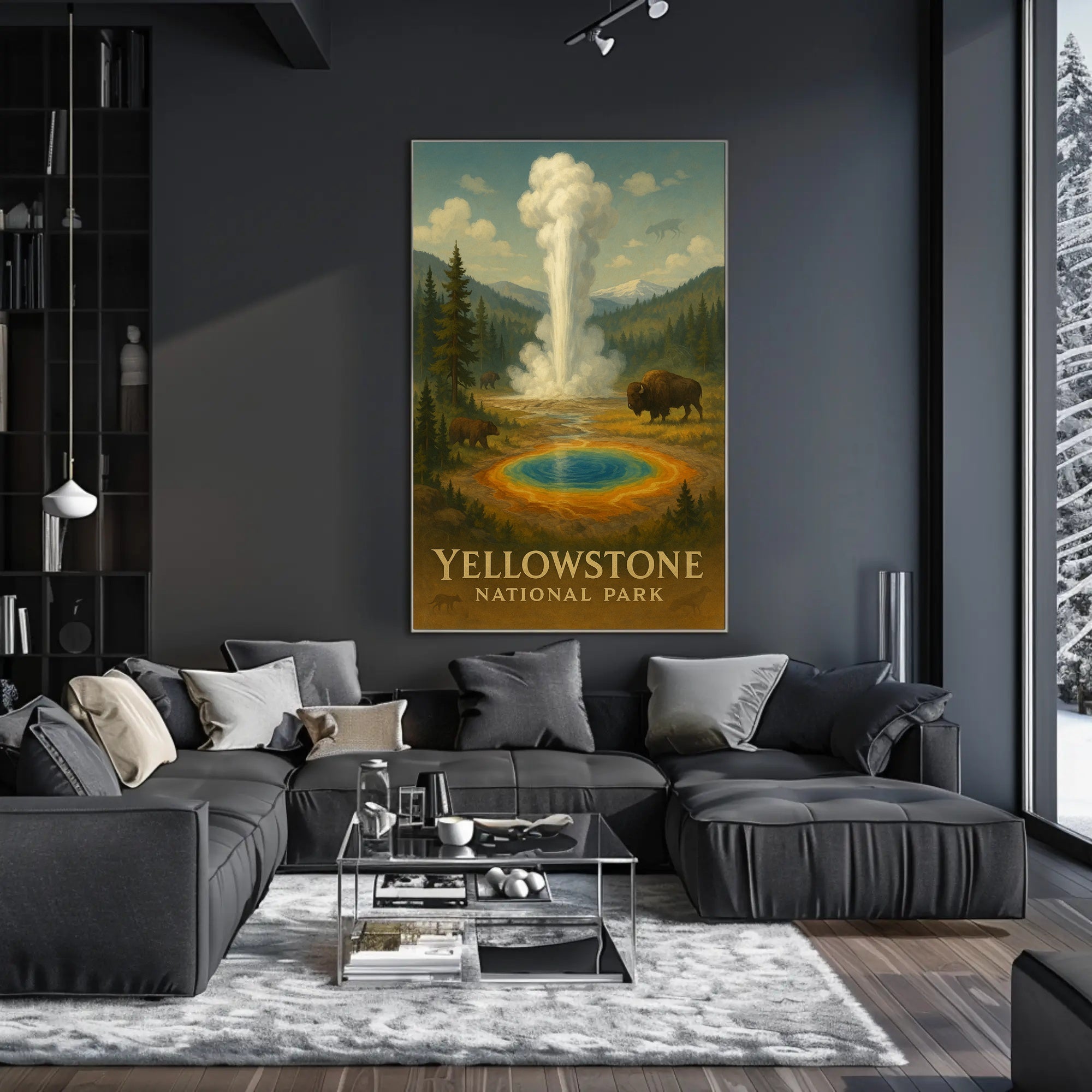 Yellowstone National Park Poster PosterGoat