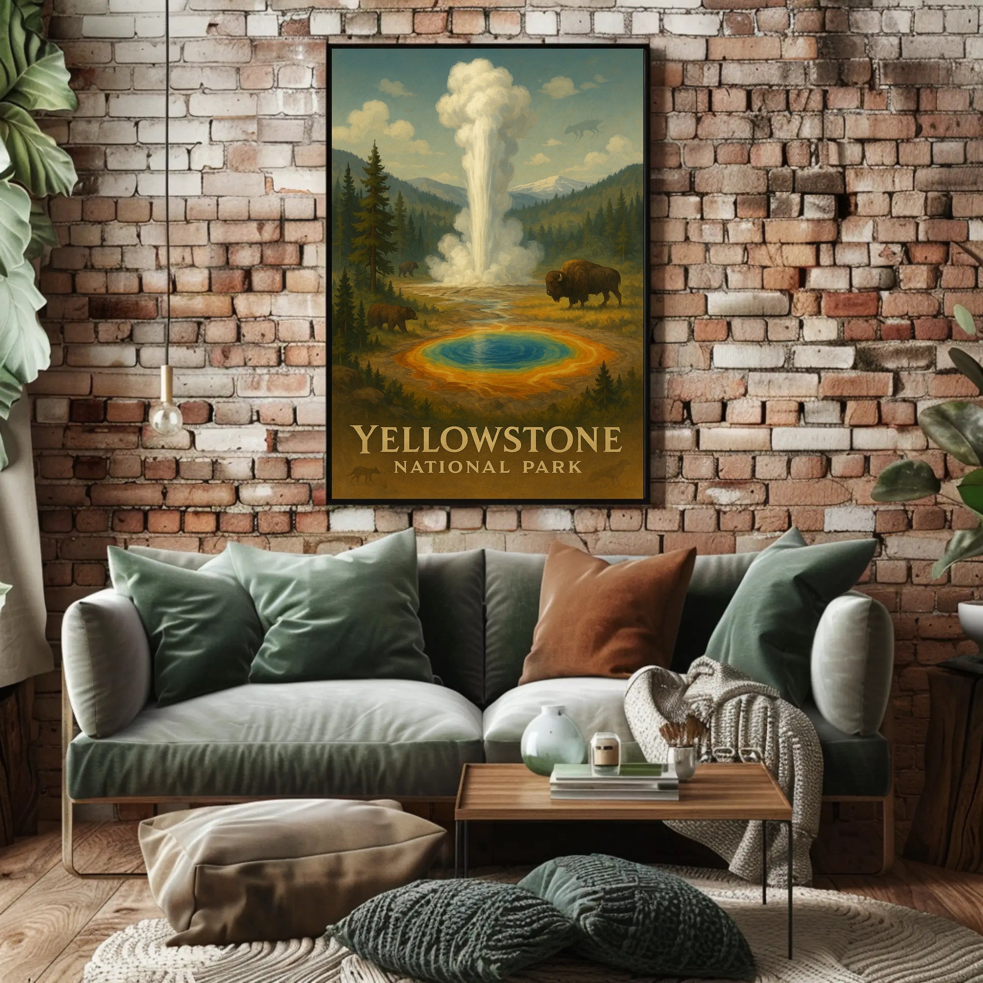 Yellowstone National Park Poster PosterGoat